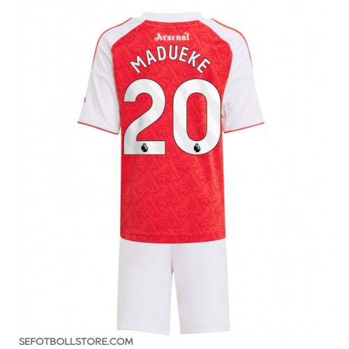 Arsenal Noni Madueke #20 Replika babykläder Hemmaställ Barn 2025-26 Kortärmad (+ korta byxor)